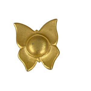 Gold-Tone Butterfly Brooch Pin By Liz Claiborne Inc